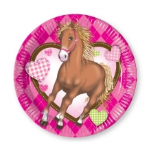 Pferde - Pappteller medium 20cm (8 Stck)