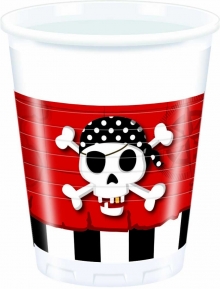 Pirate's Comeback - Kunststoffbecher 200ml (8 Stck)