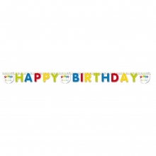 Happy Birthday Streamers - 