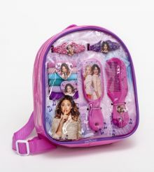 Violetta - Haarschmuck-Set im Plastikrucksack