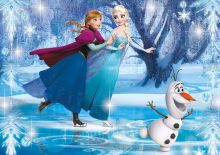 Frozen / Die Eisknigin - Jewels - 104 Teile Puzzle