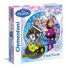 Frozen / Die Eisknigin - Puzzleuhr  - 96 Teile