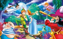 Peter Pan & Das Dschungelbuch - Classic - 2 x 20 Teile Puzzle