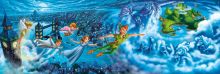 Disney  - 1000 Teile Panorama Collection Peter Pan Nachtflug