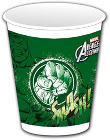 Avengers Teen - Kunststoffbecher Hulk 200 ml (8 Stck)