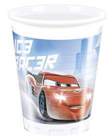 Cars Ice - Kunststoffbecher 200ml (8 Stck)