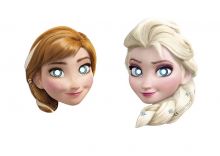 Frozen / Eisknigin - Maske gestanzt (6 Stck)