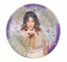 Violetta Gold Edition - Pappteller 8 Stk. ca. 23cm