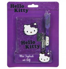 Hello Kitty - Mini Tagebuch mit Kugelschreiber