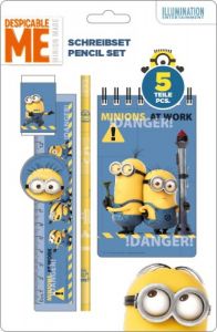 Minions - Schreibset, 5-teilig