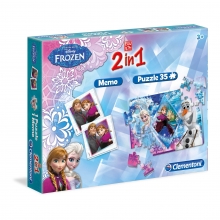 Frozen / Die Eisknigin - Edukit 2 in 1 (Memo + Puzzle)