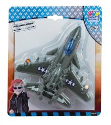 Pull Back Action Militr Flugzeuge (2 Motive)