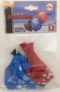 Dragons / Drachenzhmen leicht gemacht - Luftballons, 4-Stck./1-fbg