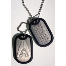 Mass Effect 3 Metall Dog Tags / Halskette: Alliance Logo