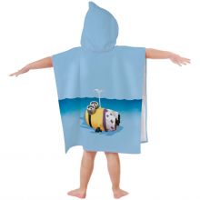 Minions - Kinder Badeponcho 60 x 120 cm mit Kapuze