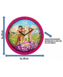 Mia and Me - Wanduhr -  28 cm