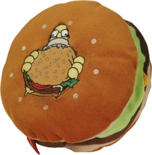 The Simpsons - Kissen „Hamburger“ - 31 x 18 cm