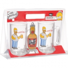The Simpsons - 2 Bierglser mit ffner im Set 