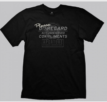 Portal 2 T-Shirt Undeserved Compliments