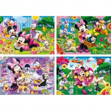 Minnie - Rahmenpuzzle - 15 Teile (Sortiment mit 16 Stck)