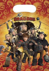 Dragons / Drachenzhmen leicht gemacht - Partytten, 6 Stck