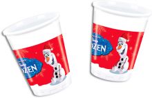 Disney Frozen / Olaf - Plastikbecher 200 ml, 8 Stck