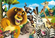 Madagaskar - 104 Teile Maxi Puzzle