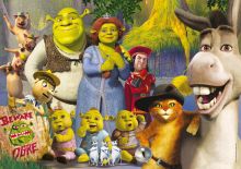 Shrek - Wilkommen in weit weit weg - 104 Teile Maxi Puzzle