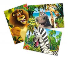 Madagaskar - 3 x 48 Teile Puzzles