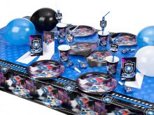 Polizei - Partykette (Happy Birthday)  1 Stk. (10 VE=10 Stk)