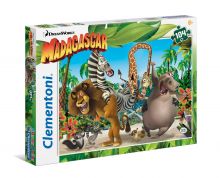 Madagaskar - Alles geht schief - 104 Teile Puzzle