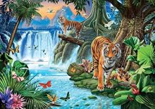 Tigerfamilie - 1500 Teile HQC Puzzle