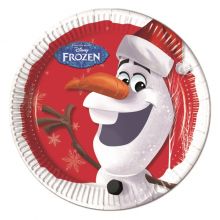 Frozen Olaf Christmas - Papierteller (in Form)