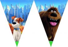 Secret Life Of Pets - Flaggenbanner (dreieckig)