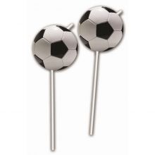 Fuball Party - Trinkhalme mit Knick