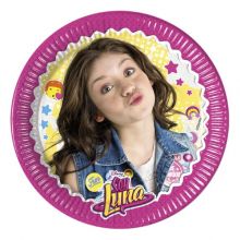 Soy Luna - Pappteller  20 cm (8 Stck)