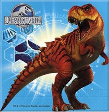 Jurassic World - Papierservietten 2-lagig 33x33cm (20 Stck)