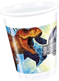 Jurassic World - Plastikbecher 200 ml - (8 Stck)