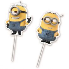 Minions Lovely - Trinkhalme mit Knick - (6 Stck)