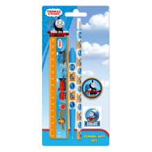 Thomas & Friends - Schul-Schreib-Set (Kugelschreiber+ Stift+Lineal+Spitzer+Radiergummi / Radierer) - 12 Packungen