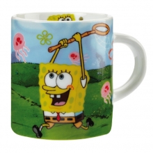 Spongebob Mini Tasse mit Geschenkverpackung im Display 100ml (12-teilig)