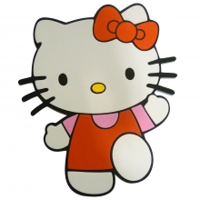 Hello Kitty Wandschmuck medium (3 Stck)