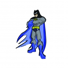 Batman Wandschmuck medium (3 Stck)