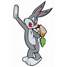 Looney Tunes Bugs Bunny Wandschmuck medium (3 Stck)