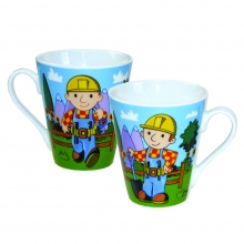 Bob der Baumeister Tasse 300ml, konisch mit Geschenkverpackung