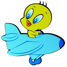 Baby Looney Tunes Tweety Wandschmuck gro (3 Stck)
