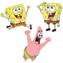 Spongebob Wandschmuck (3-teilig) (3 Stck)
