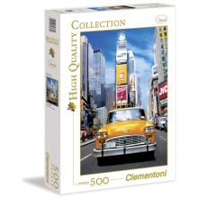 500 Teile High Quality Collection Taxi in Time Square
