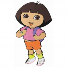 Dora Wandschmuck gro (3 Stck)