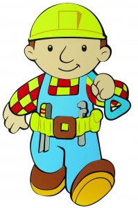 Bob der Baumeister Wandschmuck gro (3 Stck)